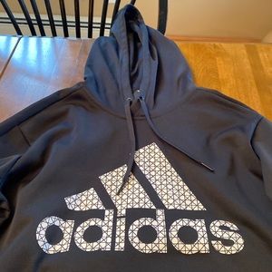 Men’s Large, like new Adidas hooded sweatshirt.